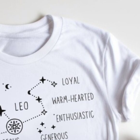 Leo Zodiac Shirt, Zodiac Sign Shirt, Birthday Shirt - Picture 3 of 4
